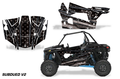 Polaris RZR Turbo & Turbo S Graphic Kit - 2 Door 2019-2022 Subdued V2