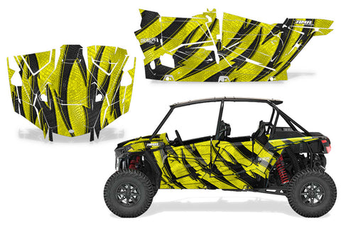 Polaris RZR Turbo & Turbo S Graphic Kit - 4 Door 2019-2022 Dragon Flow