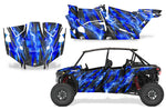 Polaris RZR Turbo & Turbo S Graphic Kit - 4 Door 2019-2022 Metal Thunder