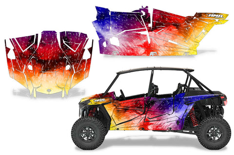 Polaris RZR Turbo & Turbo S Graphic Kit - 4 Door 2019-2022  Dusk