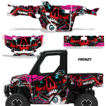 Polaris Ranger 1000 XP Graphics Kit With Door Decals- 2 Door 2018 & Up Frenzy