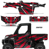 Polaris Ranger 1000 XP Graphics Kit With Door Decals- 2 Door 2018 & Up Zooted