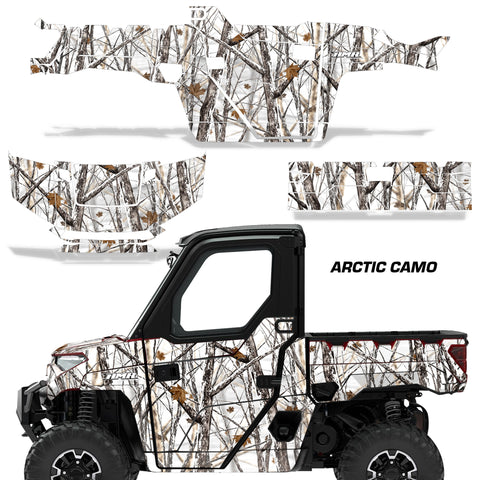 Polaris Ranger 1000 XP Graphics Kit With Door Decals- 2 Door 2018 & Up Artic Camo