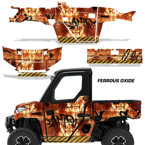 Polaris Ranger 1000 XP Graphics Kit With Door Decals- 2 Door 2018 & Up Ferrous Oxide