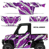 Polaris Ranger 1000 XP Graphics Kit With Door Decals- 2 Door 2018 & Up Royal Armor