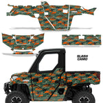 Polaris Ranger 1000 XP Graphics Kit With Door Decals- 2 Door 2018 & Up Slash Camo