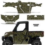 Polaris Ranger 1000 XP Graphics Kit With Door Decals- 2 Door 2018 & Up Swamp Camo