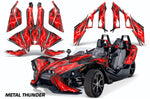 Polaris Slingshot Graphics Kit - 2015-2022 Metal Thunder