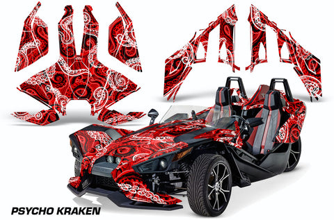 Polaris Slingshot Graphics Kit - 2015-2022 Psycho Kraken