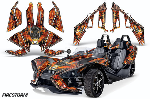 Polaris Slingshot Graphics Kit - 2015-2022 Firestorm