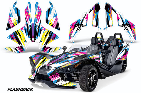 Polaris Slingshot Graphics Kit - 2015-2022 Flashback