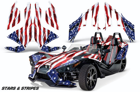 Polaris Slingshot Graphics Kit - 2015-2022 Stars & Stripes