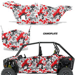 Polaris RZR 900S & 1000S Graphic Kit  4 Door 2015-2020 Camo Plate