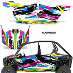 Polaris RZR 900S & 1000S Graphic Kit  4 Door 2015-2020 Flashback