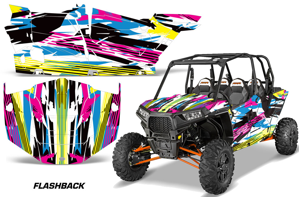 Polaris RZR 1000XP Graphic Kit 4 Door 2013-2018 FlashBack – X-Hivent