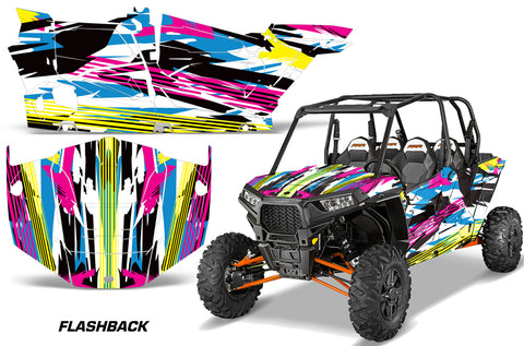 Polaris RZR 1000XP Graphic Kit 4 Door 2013-2018 FlashBack