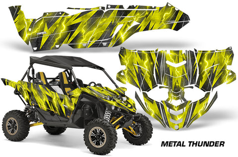 Yamaha YXZ1000R Graphics Kit - 2 Door 2015-2018 Metal Thunder