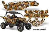 Yamaha YXZ1000R Graphics Kit - 2 Door 2015-2018 Psycho Kraken