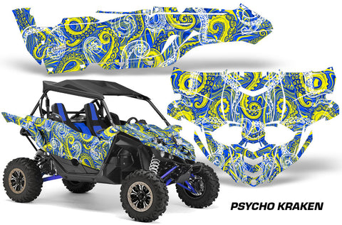 Yamaha YXZ1000R Graphics Kit - 2 Door 2015-2018 Psycho Kraken