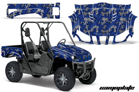 Yamaha Rhino Graphics Kit - 2 Door All Years Camo Plate