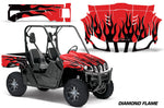 Yamaha Rhino Graphics Kit - 2 Door All Years Diamond Flame