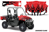 Yamaha Rhino Graphics Kit - 2 Door All Years Diamond Flame